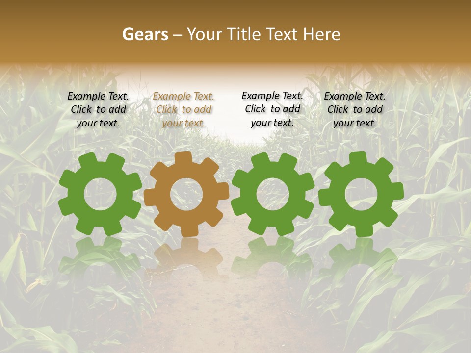 Mud Nature Plant PowerPoint Template