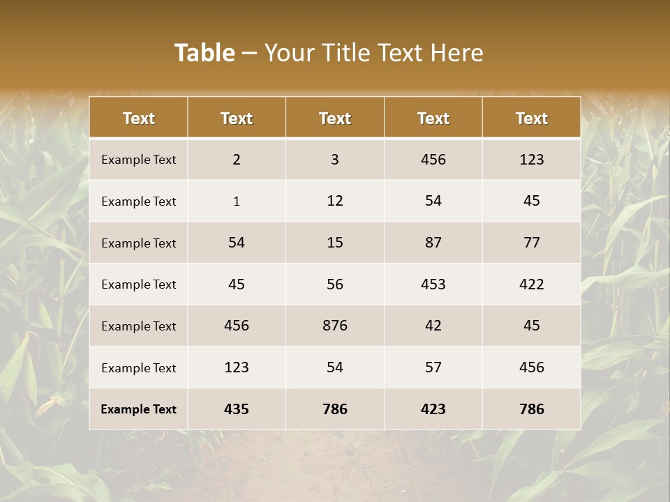 Mud Nature Plant PowerPoint Template