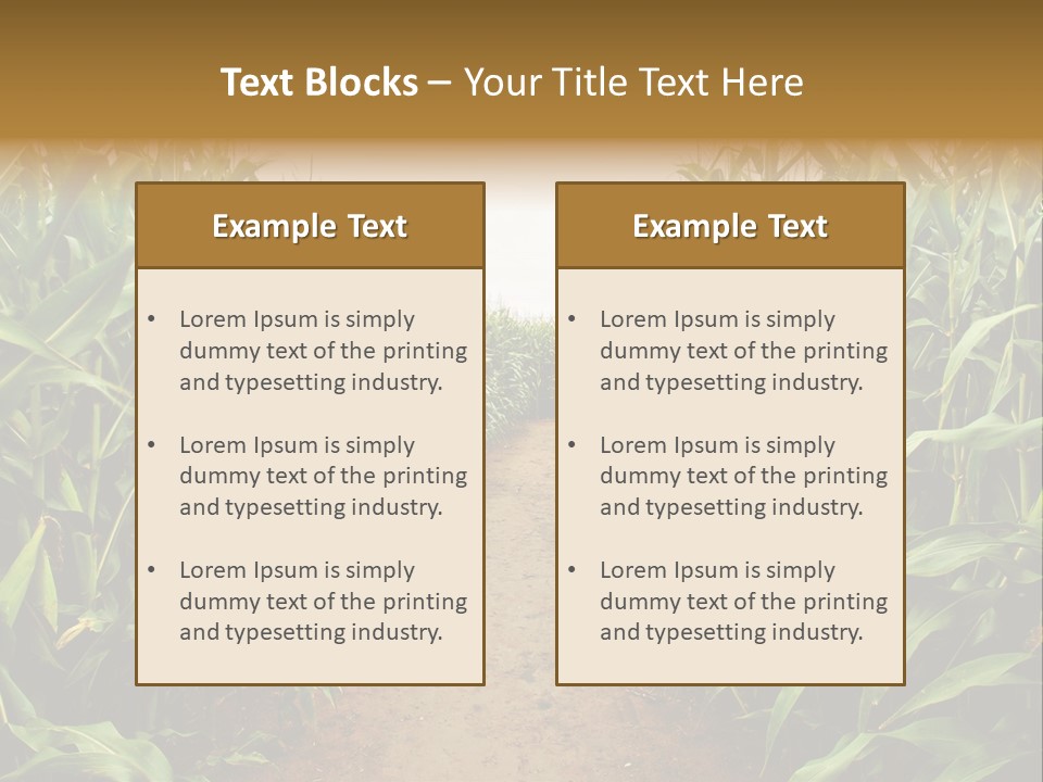 Mud Nature Plant PowerPoint Template