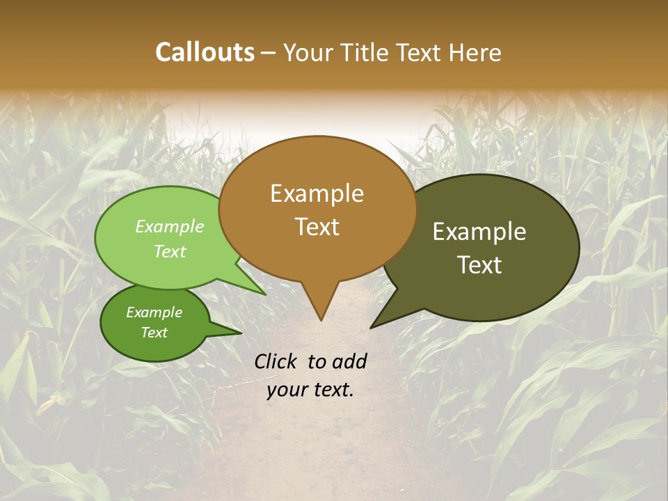 Mud Nature Plant PowerPoint Template