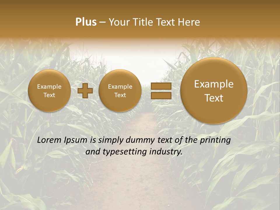 Mud Nature Plant PowerPoint Template
