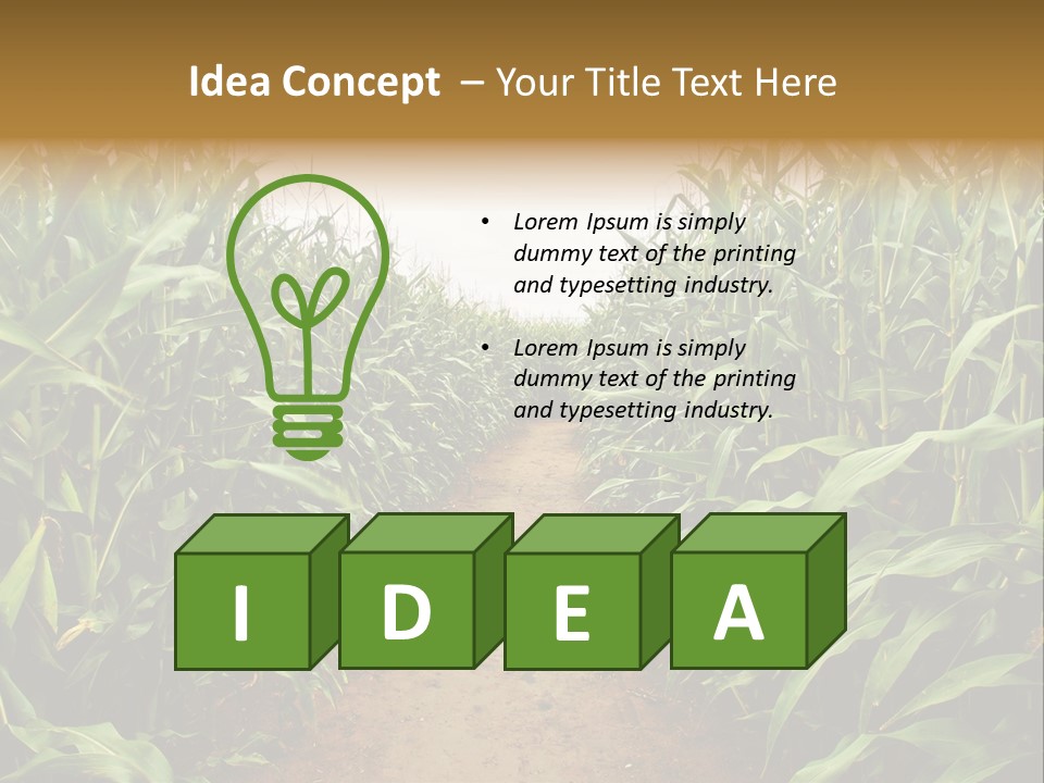 Mud Nature Plant PowerPoint Template