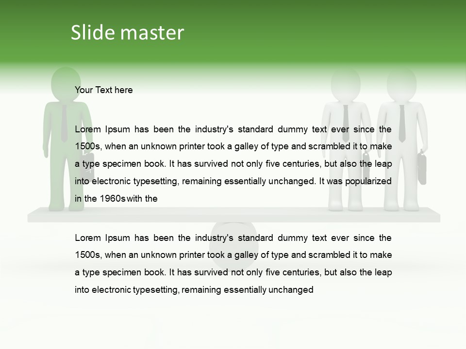 Businessman Design Boys PowerPoint Template