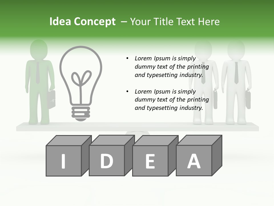 Businessman Design Boys PowerPoint Template