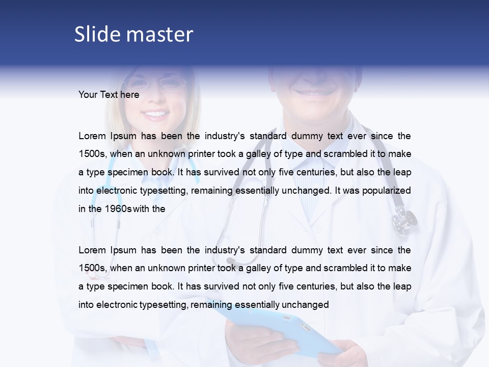 Professional Worker Lady PowerPoint Template