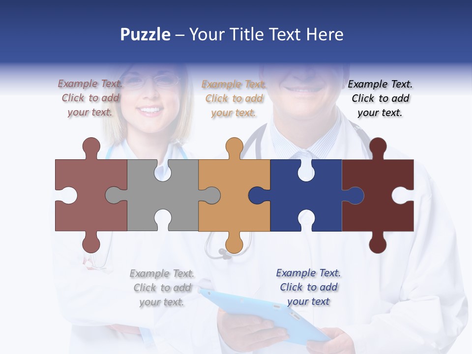 Professional Worker Lady PowerPoint Template