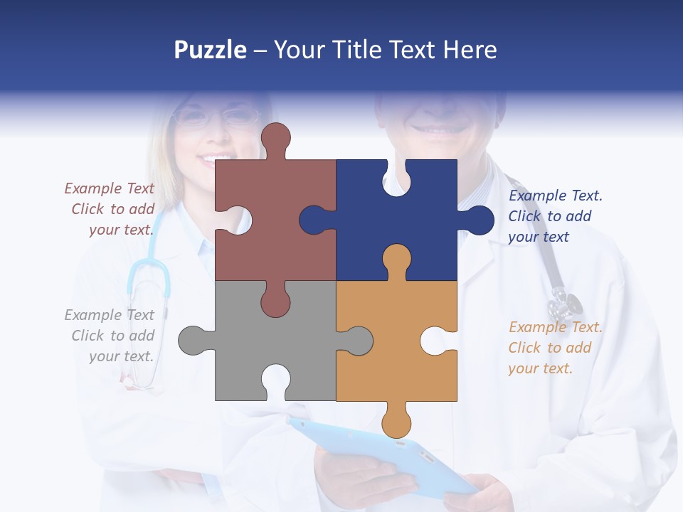 Professional Worker Lady PowerPoint Template