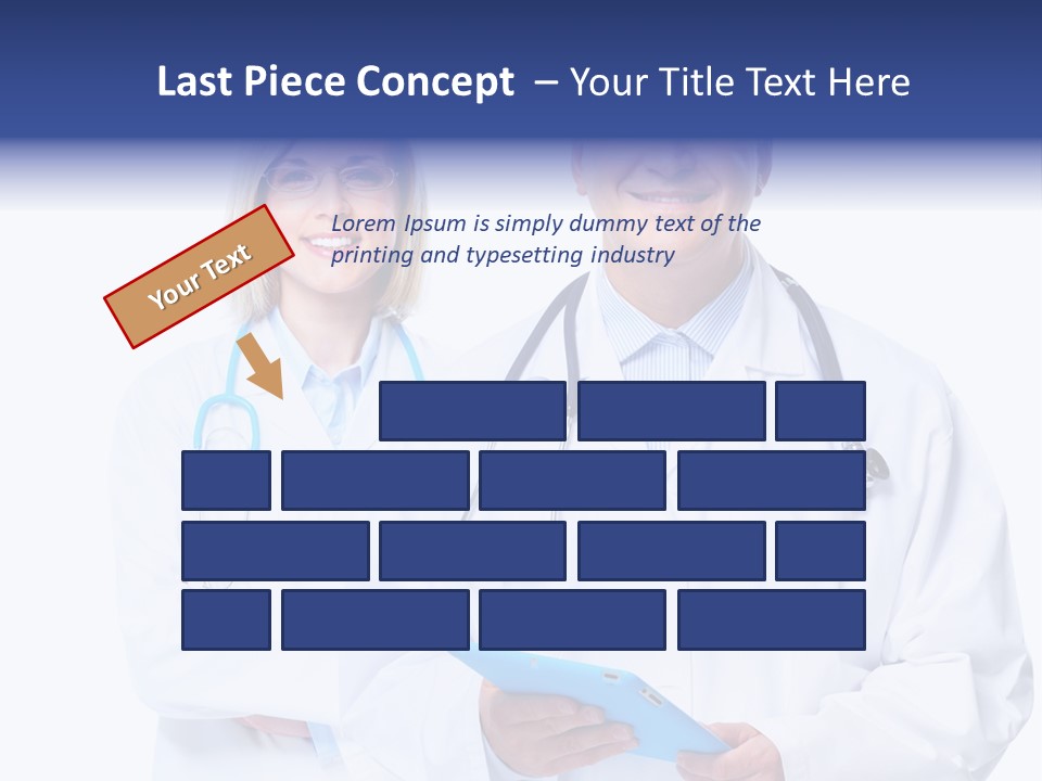 Professional Worker Lady PowerPoint Template