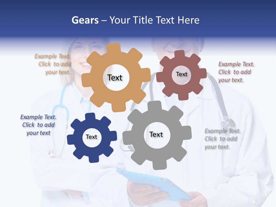 Professional Worker Lady PowerPoint Template