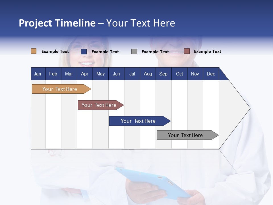 Professional Worker Lady PowerPoint Template