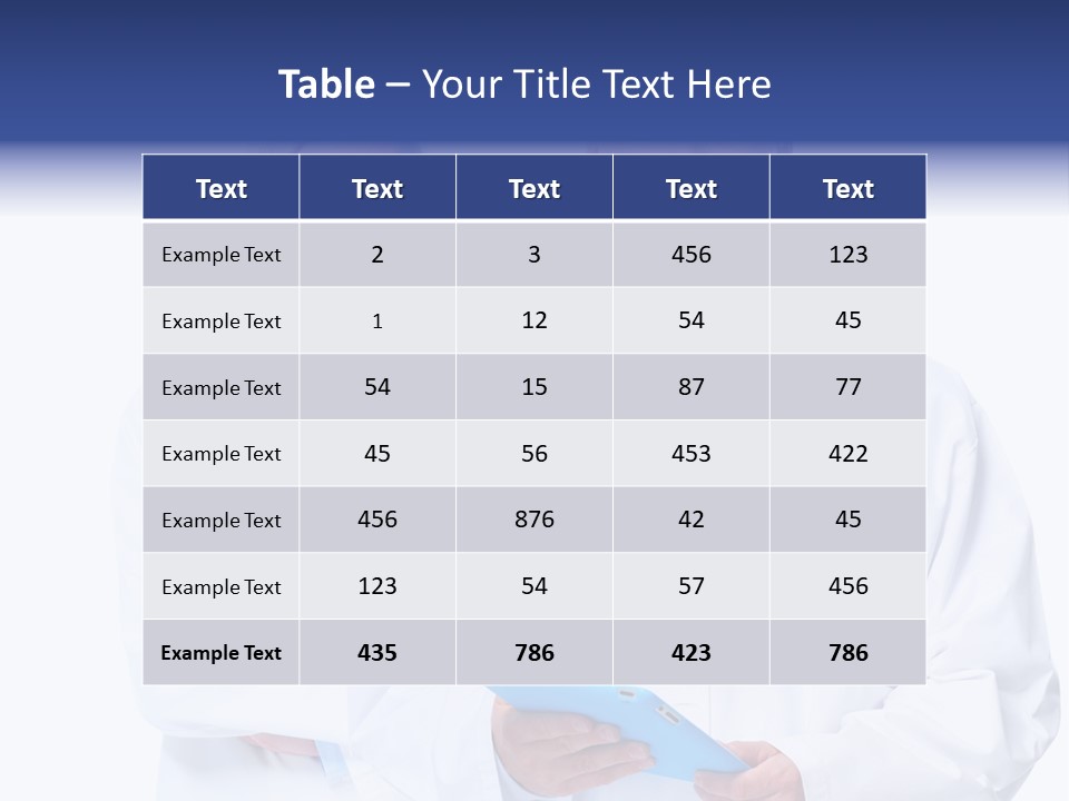 Professional Worker Lady PowerPoint Template