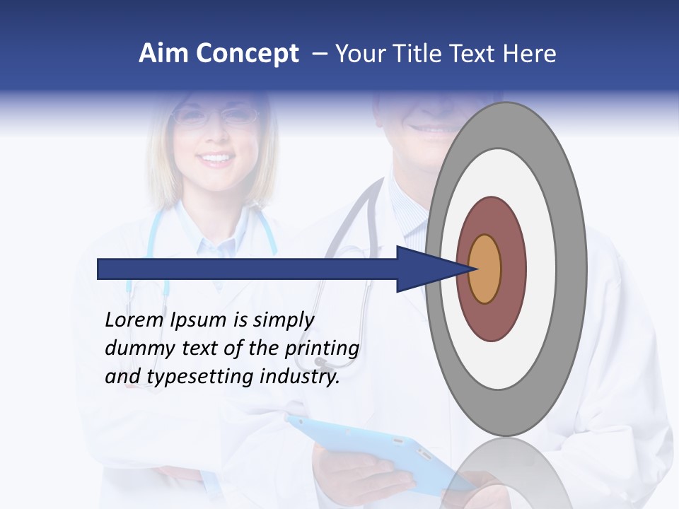 Professional Worker Lady PowerPoint Template