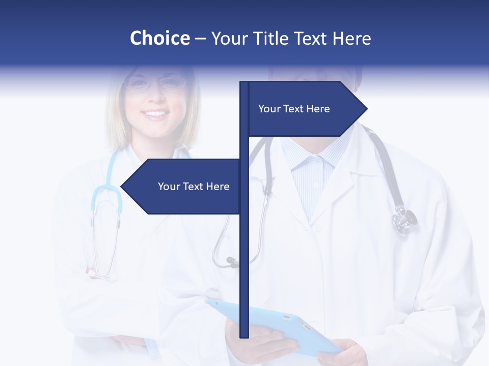 Professional Worker Lady PowerPoint Template