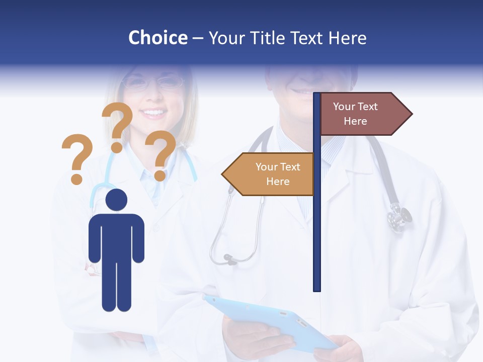 Professional Worker Lady PowerPoint Template