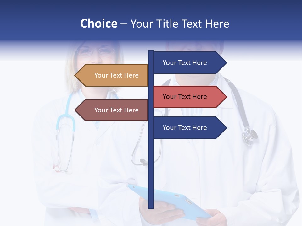 Professional Worker Lady PowerPoint Template