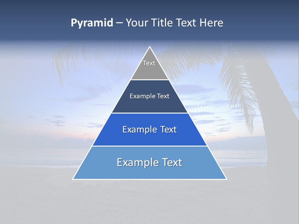 Wave Evening Sunrise PowerPoint Template