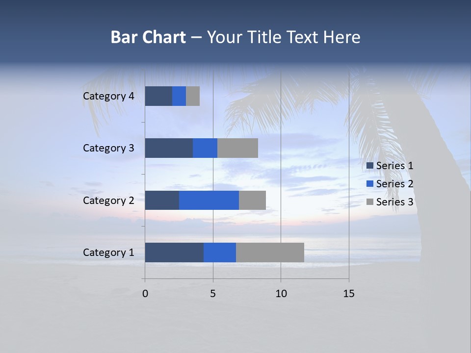 Wave Evening Sunrise PowerPoint Template