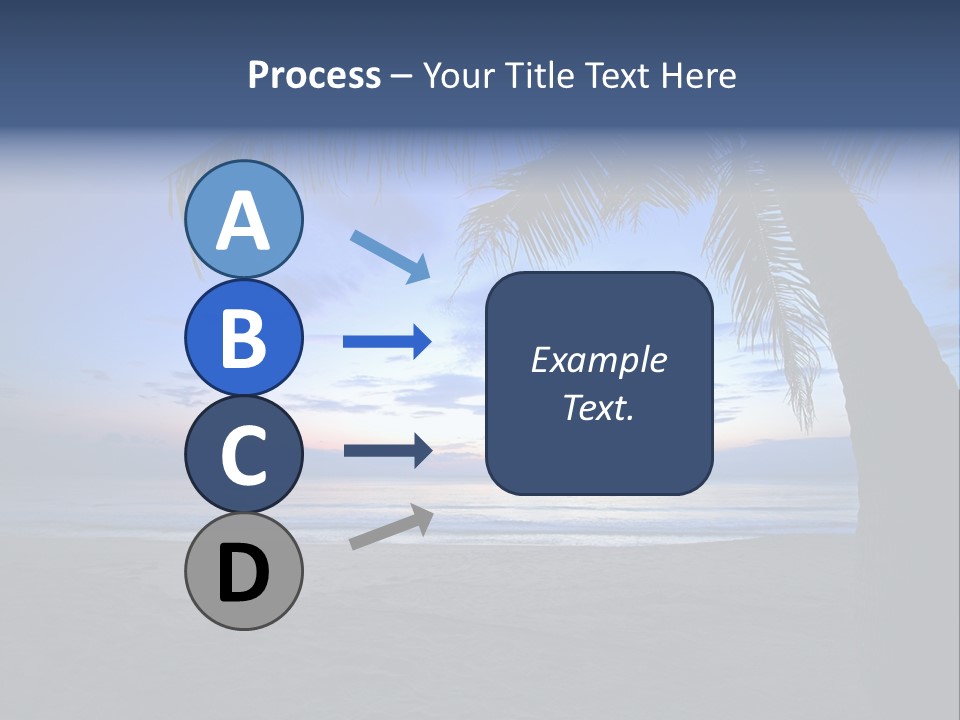 Wave Evening Sunrise PowerPoint Template