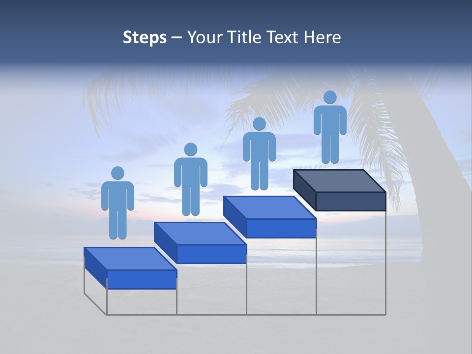 Wave Evening Sunrise PowerPoint Template