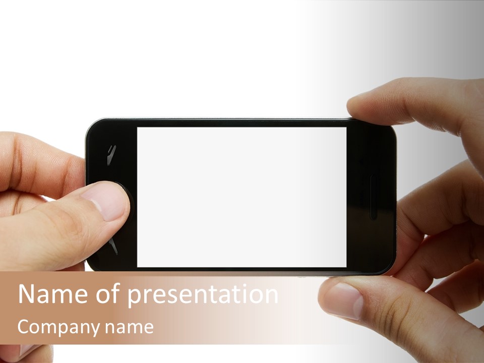 Photography Isolated View PowerPoint Template