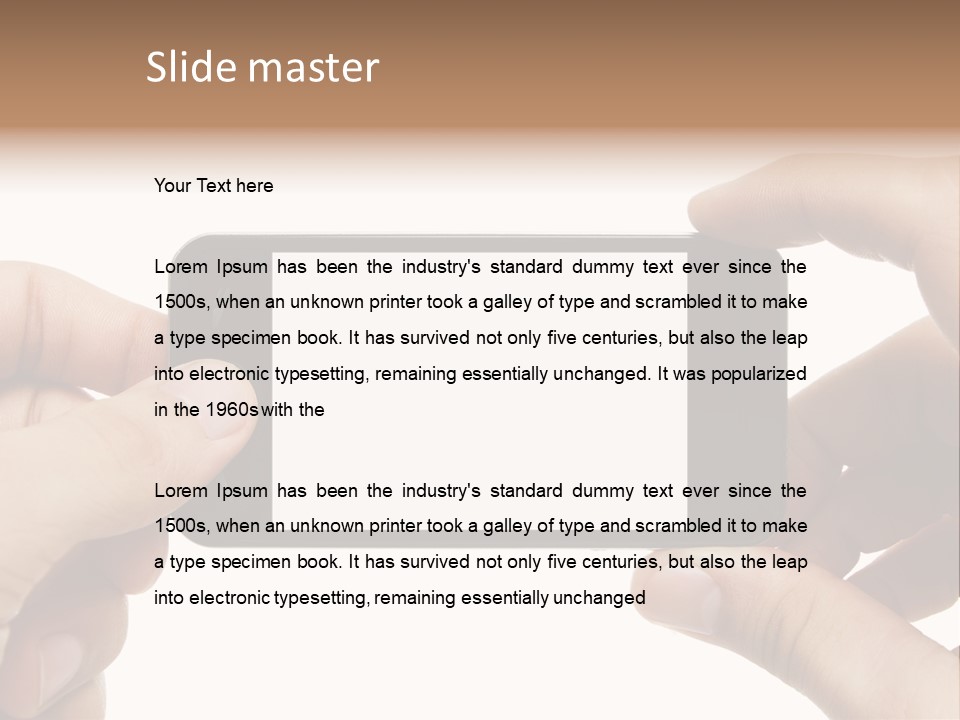 Photography Isolated View PowerPoint Template