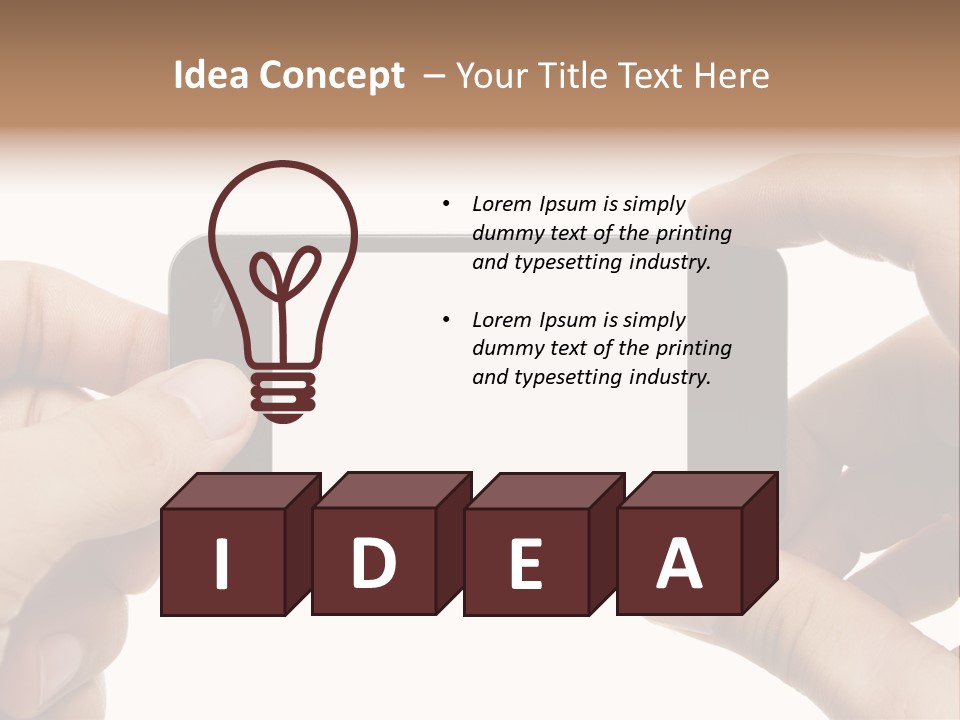 Photography Isolated View PowerPoint Template