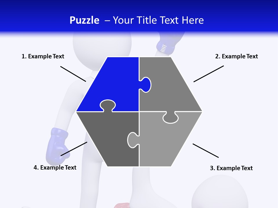 Competitive Fighter Foot PowerPoint Template