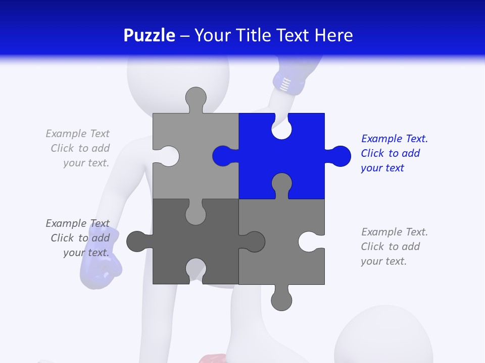 Competitive Fighter Foot PowerPoint Template