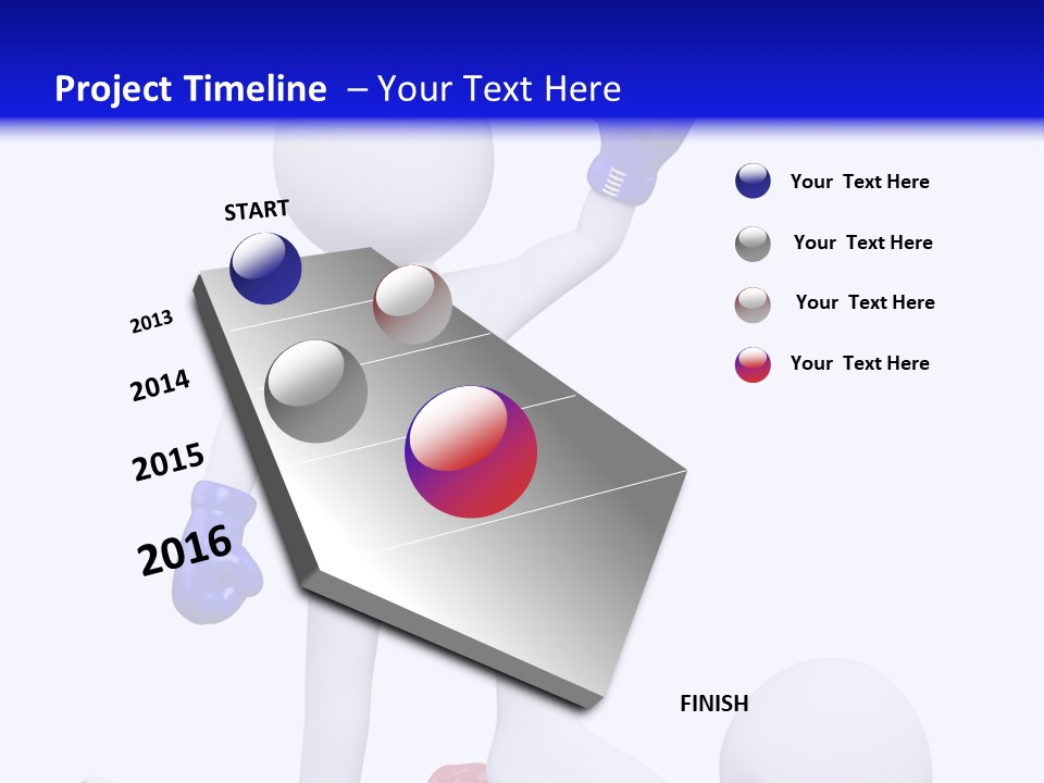 Competitive Fighter Foot PowerPoint Template