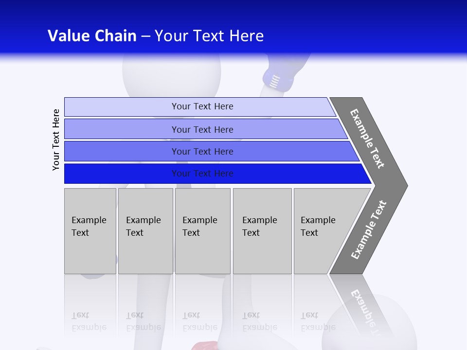 Competitive Fighter Foot PowerPoint Template