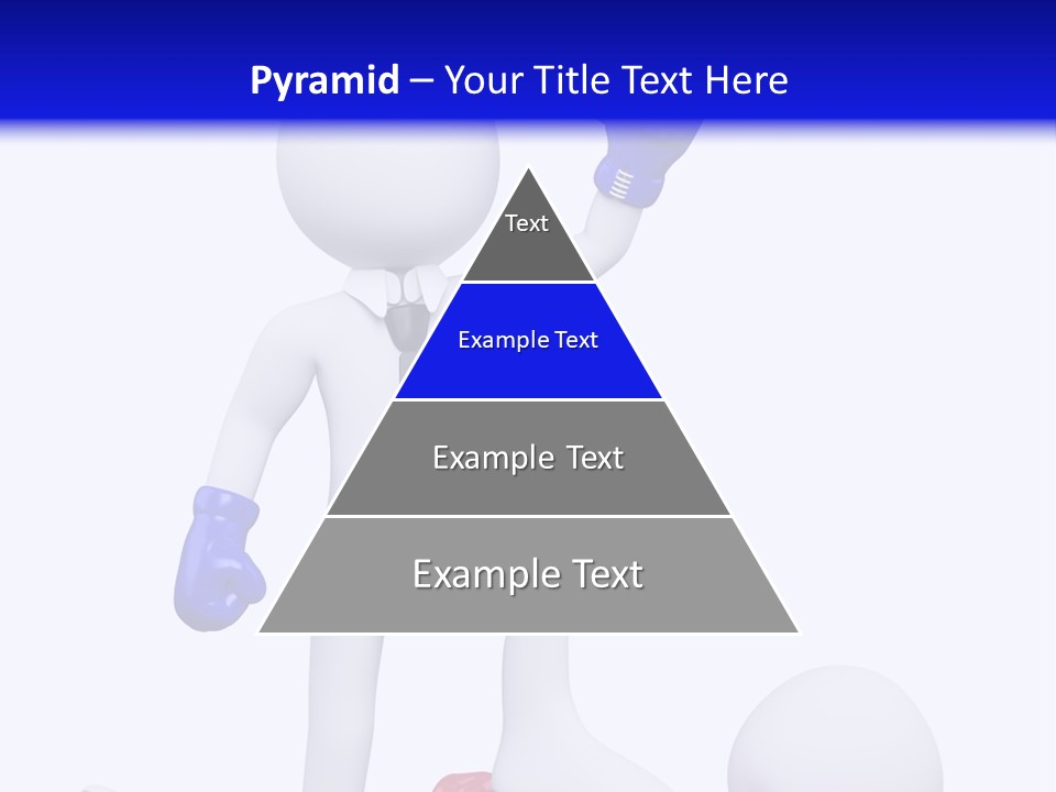 Competitive Fighter Foot PowerPoint Template