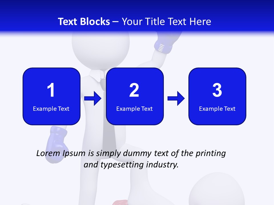 Competitive Fighter Foot PowerPoint Template