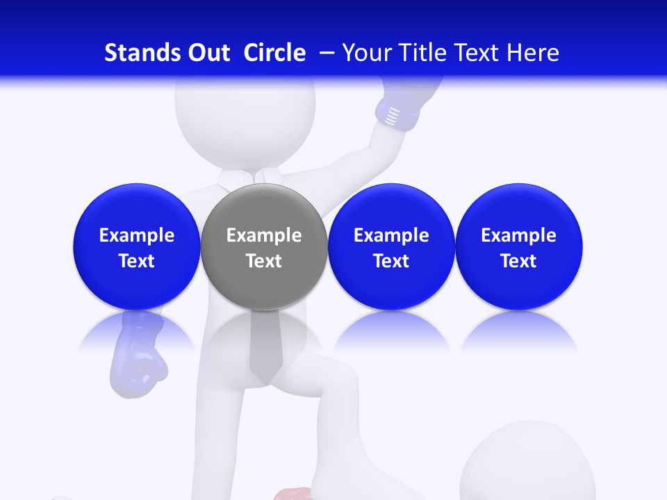 Competitive Fighter Foot PowerPoint Template