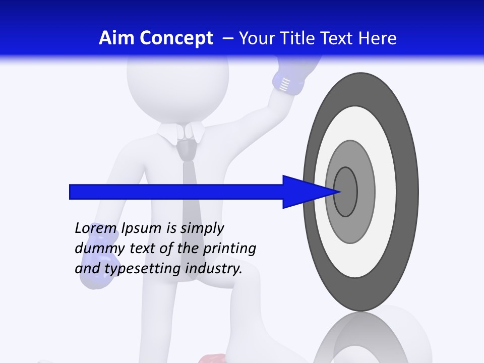 Competitive Fighter Foot PowerPoint Template