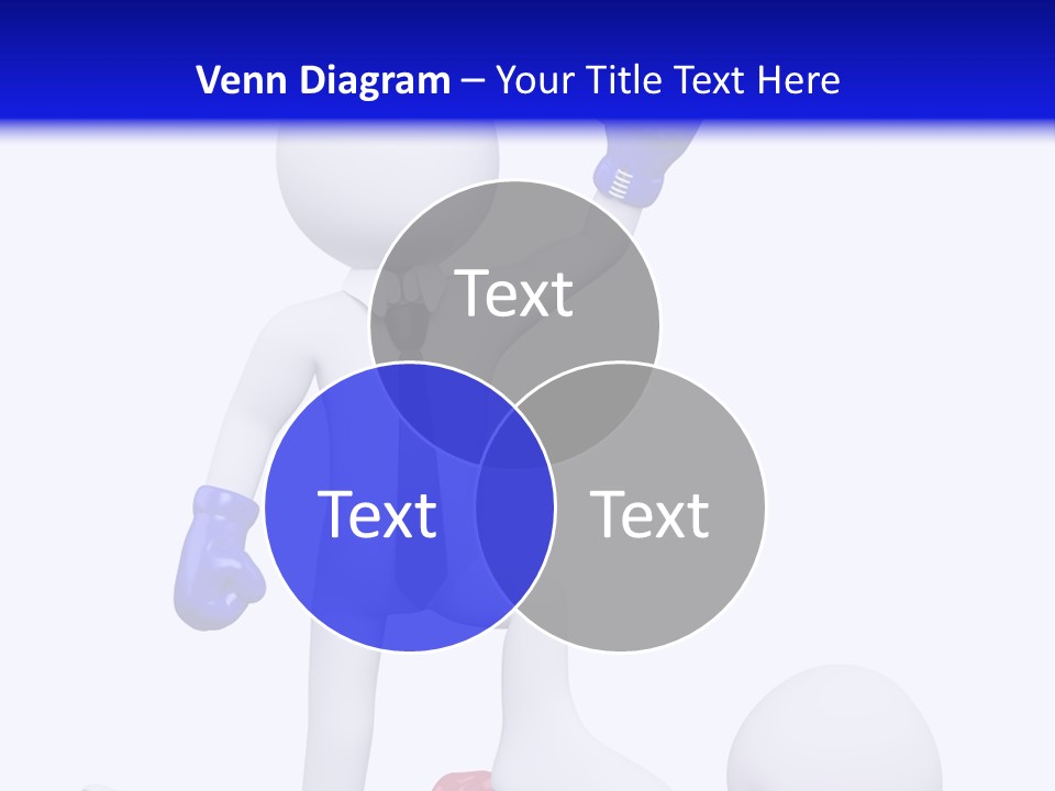 Competitive Fighter Foot PowerPoint Template