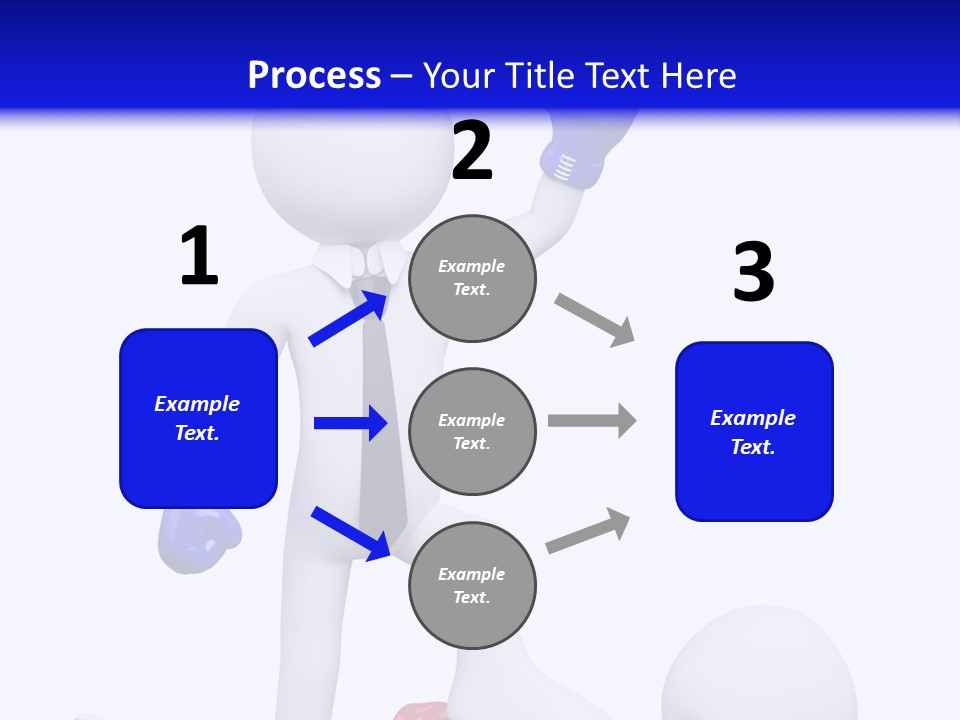Competitive Fighter Foot PowerPoint Template