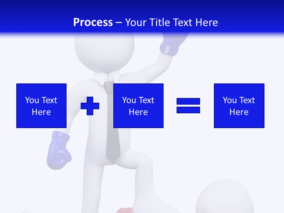 Competitive Fighter Foot PowerPoint Template