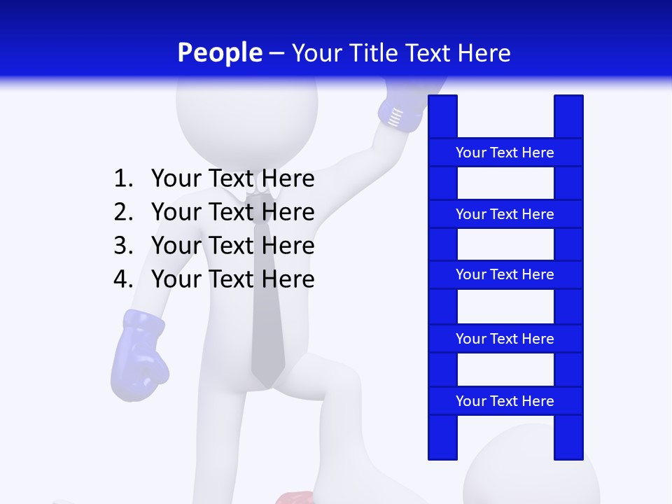 Competitive Fighter Foot PowerPoint Template