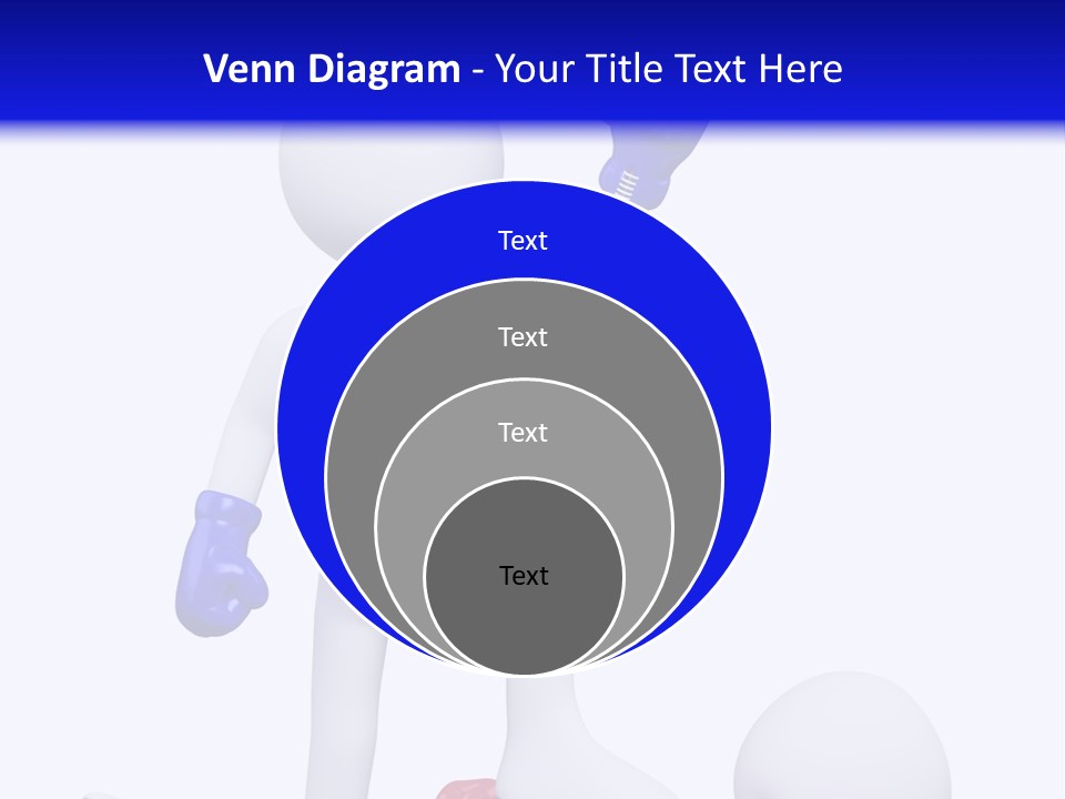 Competitive Fighter Foot PowerPoint Template
