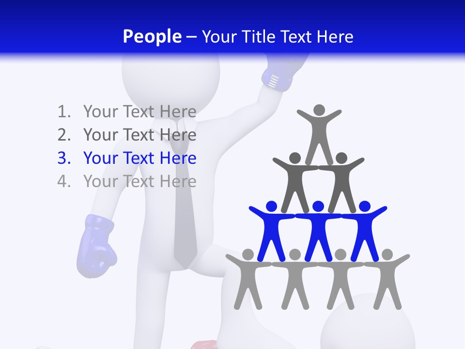 Competitive Fighter Foot PowerPoint Template