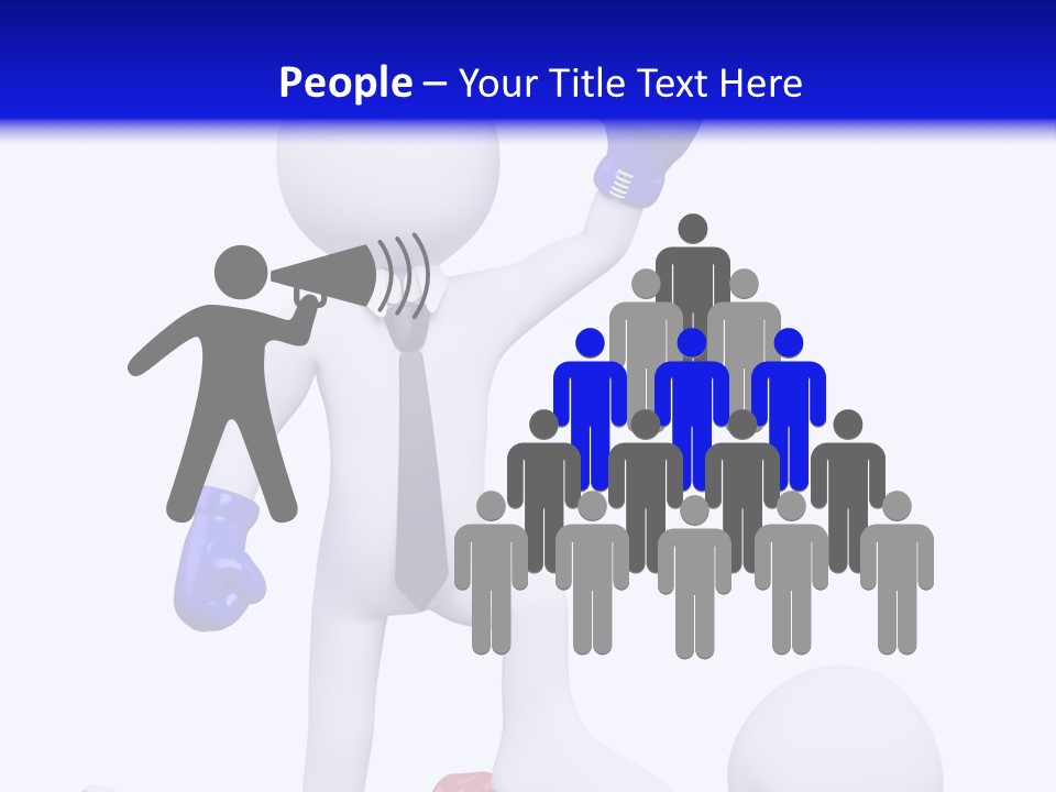 Competitive Fighter Foot PowerPoint Template