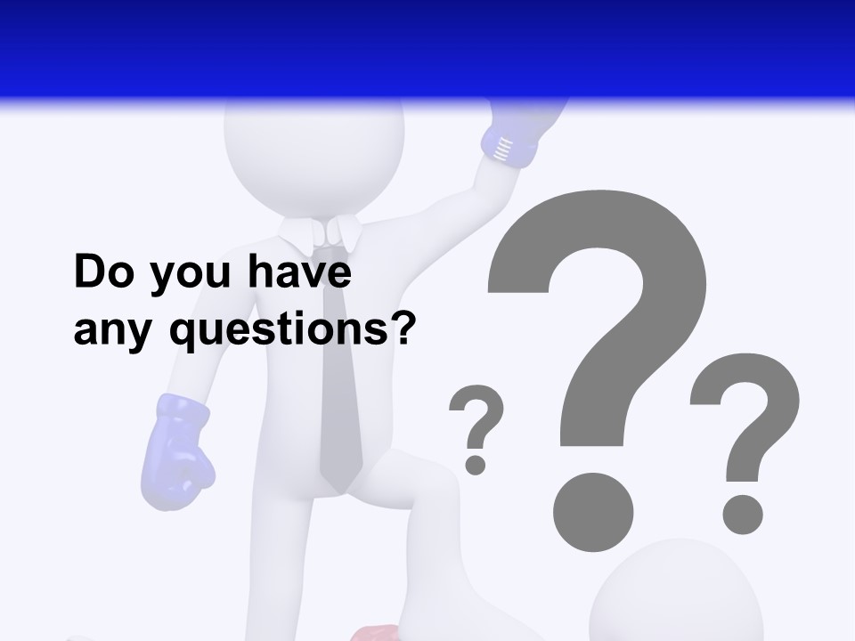 Competitive Fighter Foot PowerPoint Template