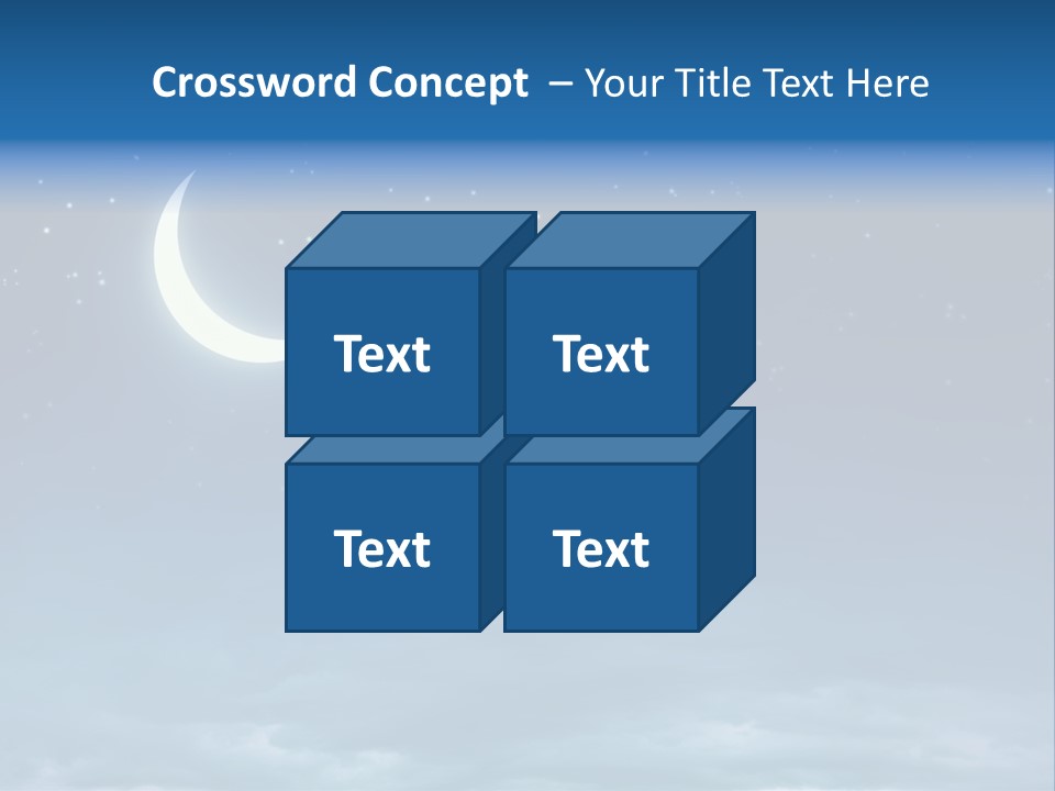 Fantasy Twinkle Twinkling PowerPoint Template