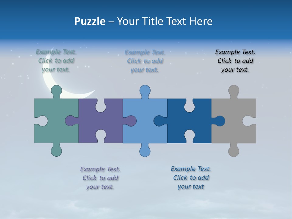 Fantasy Twinkle Twinkling PowerPoint Template