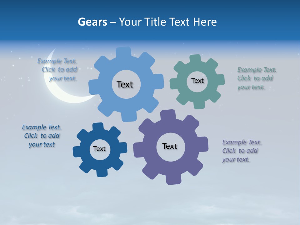 Fantasy Twinkle Twinkling PowerPoint Template