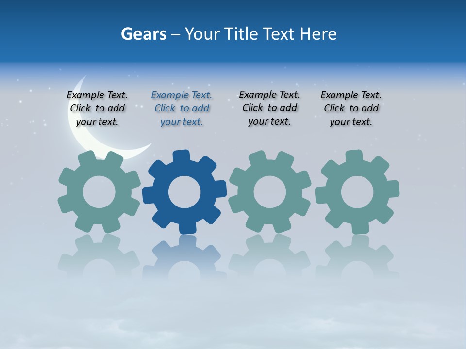 Fantasy Twinkle Twinkling PowerPoint Template