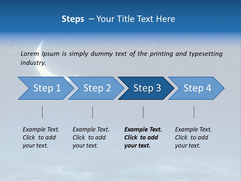 Fantasy Twinkle Twinkling PowerPoint Template
