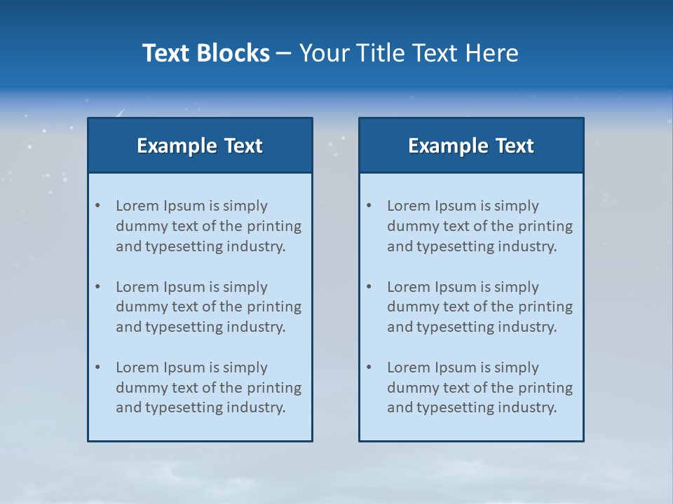 Fantasy Twinkle Twinkling PowerPoint Template