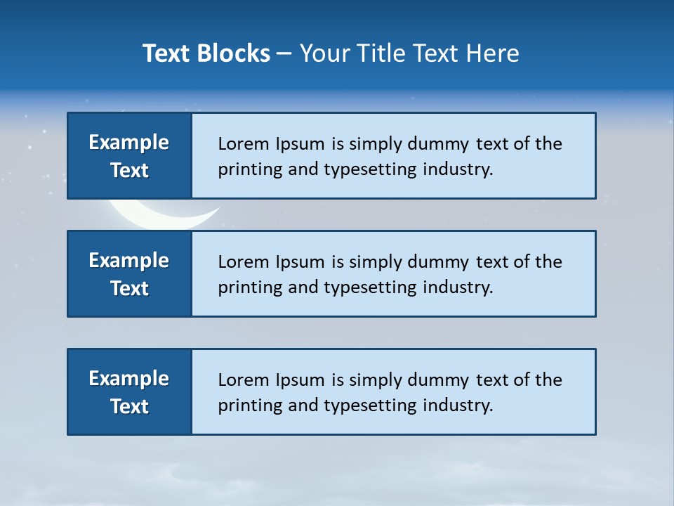 Fantasy Twinkle Twinkling PowerPoint Template