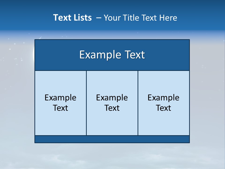 Fantasy Twinkle Twinkling PowerPoint Template